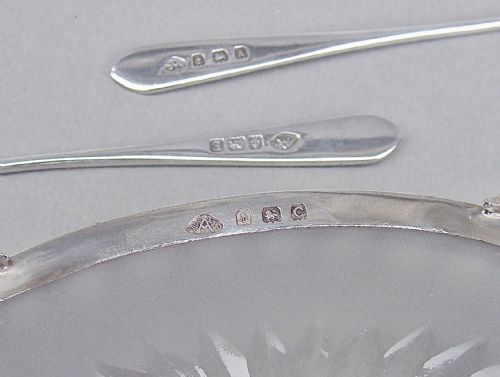 CASED PAIR OF ART DECO SILVER BUTTER DISHES BY THE ADIE BROTHERS BIRMINGHAM 1927 - ADDITIONAL PHOTO 7