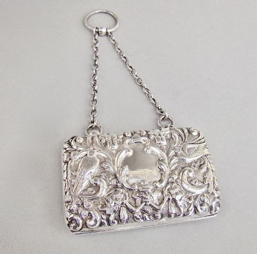 Edwardian Silver Evening Purse by Henry Matthews, Birmingham 1903