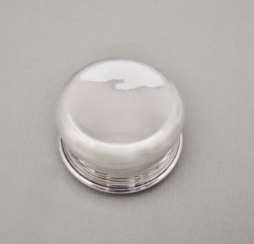 fig 2. FABULOUS SILVER AND GUILLOCHE ENAMEL PILL BOX BY LEVI & SALAMAN, BIRMINGHAM 1910
