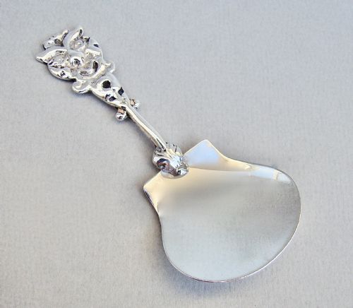 Victorian Silver Caddy Spoon by John Millward Banks, Birmingham 1892