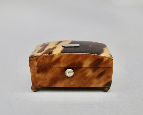Early Victorian Tortoiseshell Needle Case, Circa 1840