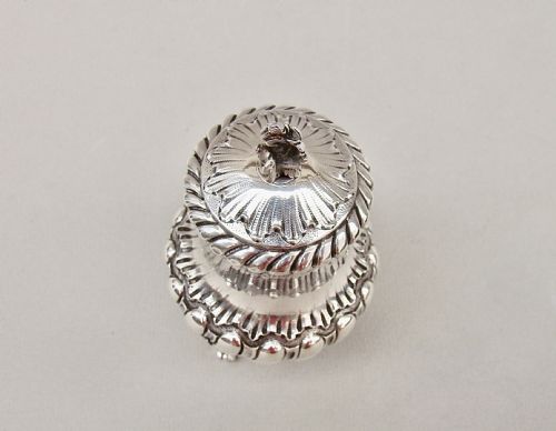 fig 2. 19th CENTURY FRENCH SILVER PEPPER GRINDER BY ALBERT BEAUFORT, PARIS CIRCA 1885