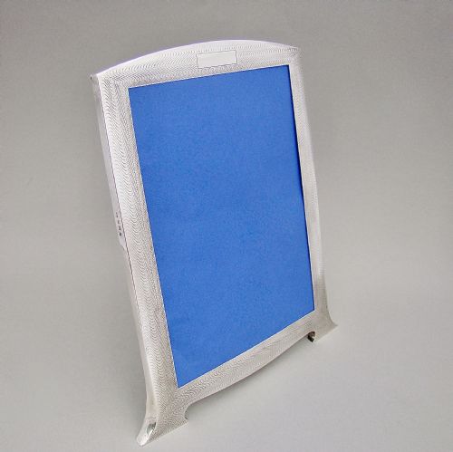 fig 2. EXCEPTIONAL ART DECO SOLID SILVER PHOTO FRAME BY TURNER & SIMPSON BIRMINGHAM, 1929