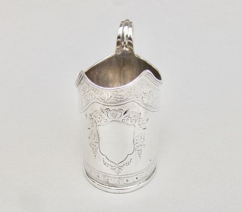 fig 2. ELEGANT GEORGIAN SILVER CREAM JUG BY SAMUEL MERITON II, LONDON 1795