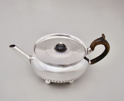 fig 2. GORGEOUS VICTORIAN SILVER TEAPOT BY HOLLAND & SLATER, LONDON 1880
