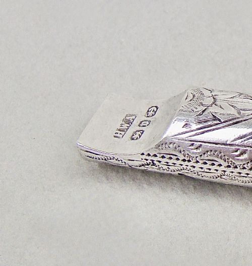 fig 2. RARE VICTORIAN SILVER WHISTLE BY H. W. ASHFORD, BIRMINGHAM 1895