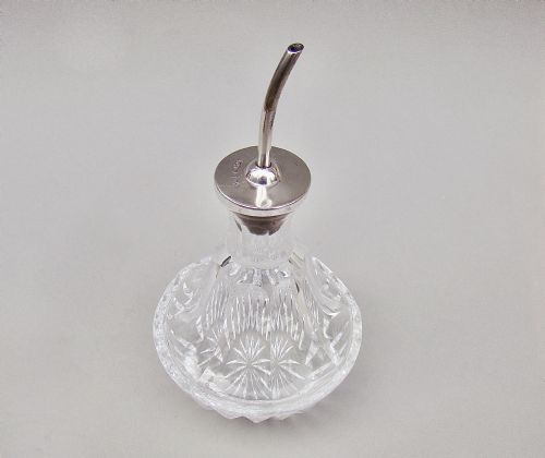 Art Deco  Silver Mounted Angostura Bitters Bottle by Mappin & Webb, Birmingham 1934
