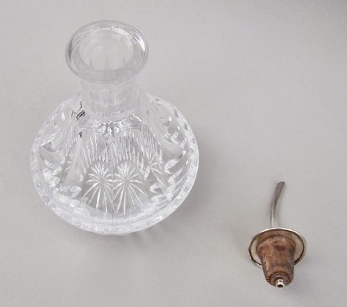 fig 2. ART DECO SILVER MOUNTED ANGOSTURA BITTERS BOTTLE BY MAPPIN & WEBB, BIRMINGHAM 1934