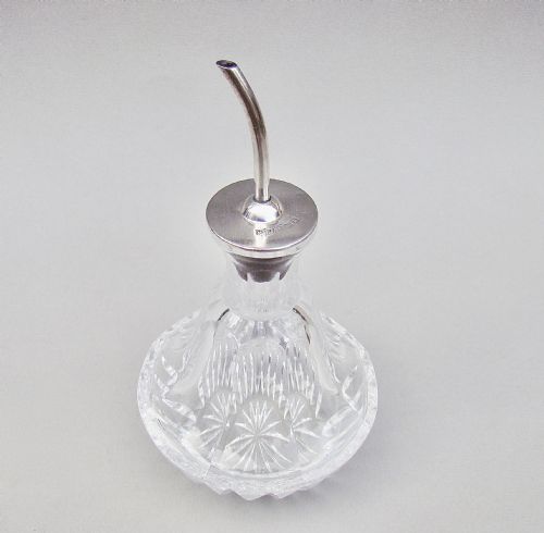 fig 3. ART DECO SILVER MOUNTED ANGOSTURA BITTERS BOTTLE BY MAPPIN & WEBB, BIRMINGHAM 1934