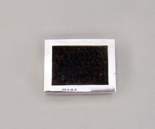 fig 1. EDWARDIAN SILVER PEN WIPE BY CHARLES PENNY BROW, BIRMINGHAM 1904