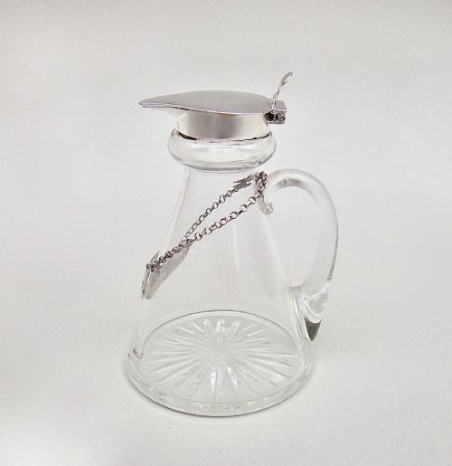 fig 3. ART DECO SILVER WHISKY NOGGIN BY S BLANCKENSEE & SON, BIRMINGHAM 1934