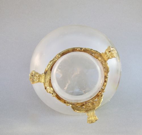 19TH CENTURY FRENCH ENAMELLED GLASS TRINKET BOX CIRCA 1890 - ADDITIONAL PHOTO 7