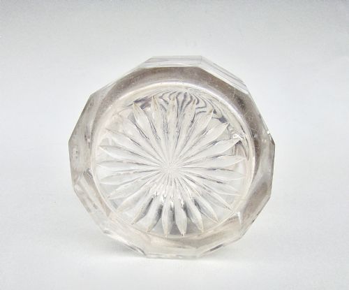 fig 3. FABULOUS ART NOUVEAU HUKIN & HEATH AUTOMATED SILVER PLATED ETCHED GLASS PRESERVE JAR WITH SILVER PRESERVE SPOON