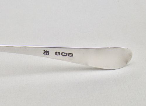 MIDCENTURY SOLID SILVER TEA STRAINER BY THE COOPER BROTHERS SONS LTD SHEFFIELD 1954 - ADDITIONAL PHOTO 6