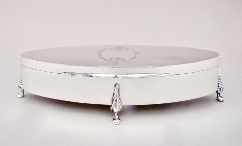 fig 1. FABULOUS EDWARDIAN LARGE SILVER JEWELLERY BOX BY JAMES DIXON & SONS, SHEFFIELD 1909