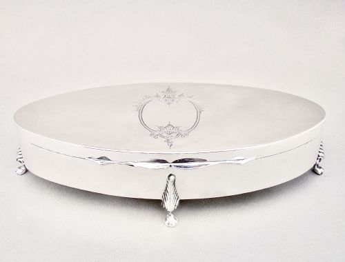 Fabulous Edwardian Large Silver Jewellery Box by James Dixon & Sons, Sheffield 1909