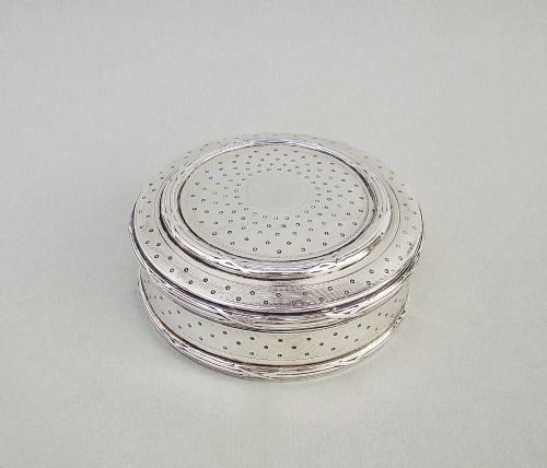 fig 1. RARE 19TH CENTURY FRENCH SILVER DRESSING TABLE BOX BY EMILE LANGLOIS, PARIS CIRCA 1890