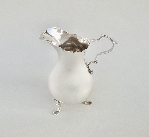 Victorian Silver Georgian Style Cream Jug, Birmingham 1894
