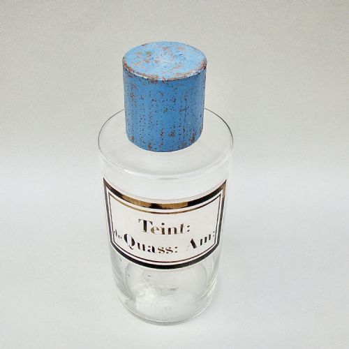 fig 1. BEAUTIFUL 19TH CENTURY FRENCH CLEAR GLASS APOTHECARY JAR, CIRCA 1890