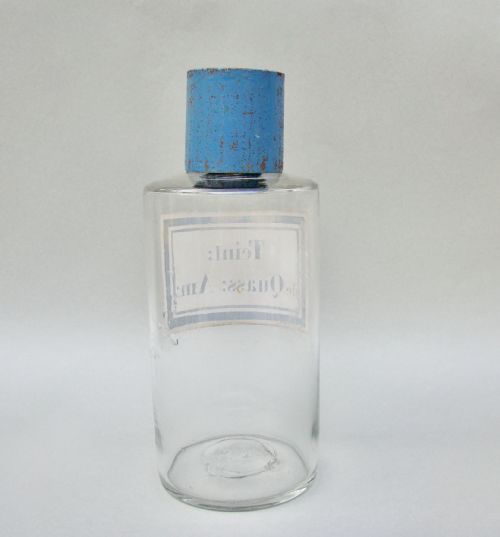 fig 3. BEAUTIFUL 19TH CENTURY FRENCH CLEAR GLASS APOTHECARY JAR, CIRCA 1890