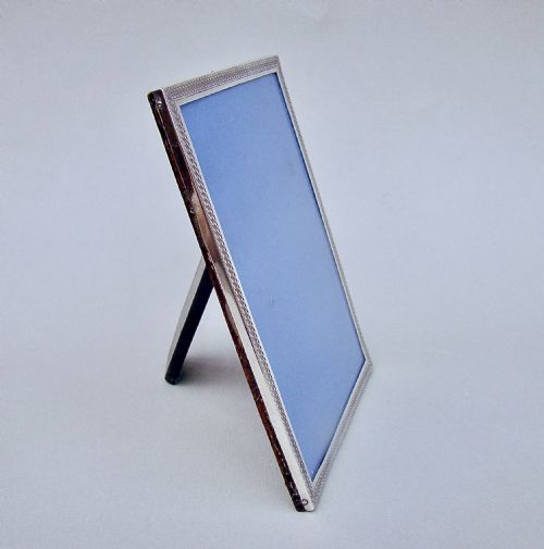 fig 2. ART DECO SOLID SILVER PHOTO FRAME BY JAMES DEAKIN & SONS, CHESTER 1923