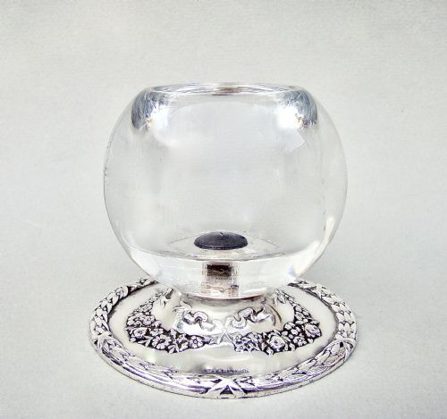 Unusual American Sterling Silver Match Striker, Circa 1900
