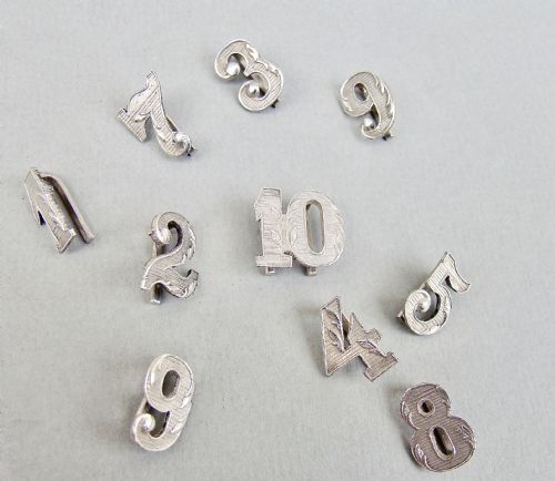 fig 2. RARE CASED SET OF DUTCH SILVER NOVELTY DRINKING GLASS MARKERS, NETHERLANDS CIRCA 1910