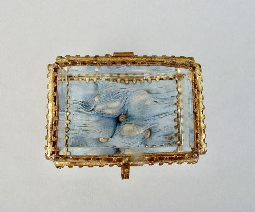 fig 2. UNUSUAL 19TH C. FRENCH ORMULU & BEVELLED GLASS JEWELLERY CASKET, CIRCA 1890