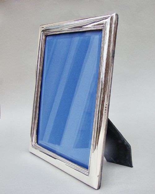 fig 2. EDWARDIAN 10 INCHES TALL SOLID SILVER PHOTO FRAME BY S.O & CO BIRMINGHAM, 1906
