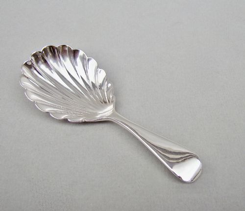 Victorian Silver Caddy Spoon by John Aldwinkle & Thomas Slater, London 1894