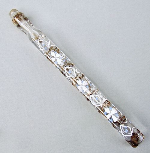 Rare Oxford Lavender "Attar" Scent Bottle, Circa 1850
