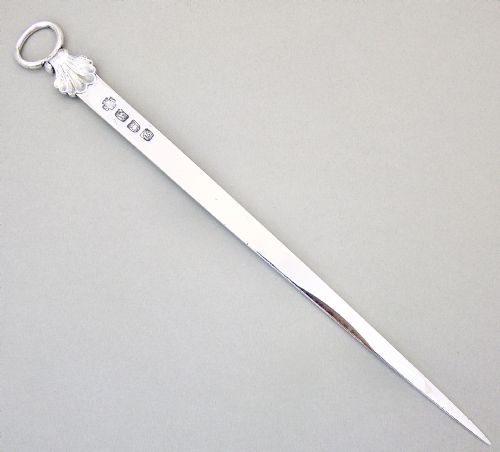 Superb Georgian Silver Meat Skewer by Edward Aldridge I & Edward Aldridge II , London 1762