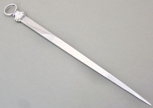 fig 1. SUPERB GEORGIAN SILVER MEAT SKEWER BY EDWARD ALDRIDGE I & EDWARD ALDRIDGE II , LONDON 1762