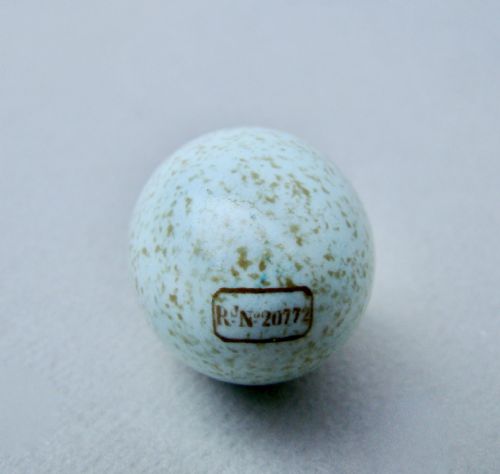 fig 3. RARE VICTORIAN SILVER MACINTYRE SPECKLED EGG SCENT BOTTLE BY SAUNDERS & SHEPHERD, BIRMINGHAM 1885