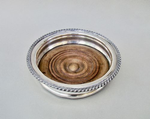 Georgian Old Sheffield Plate Wine Coaster, Circa 1800