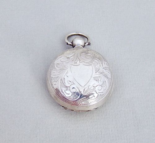 George V Silver Single Sovereign Case by Joseph Gloster , Birmingham 1910
