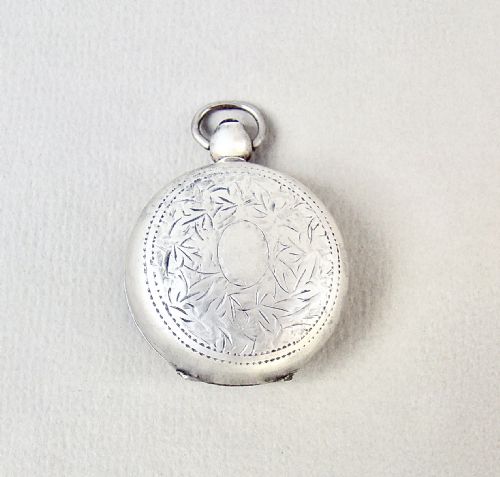 George V Silver Single Sovereign Case by Thomas Bishton , Birmingham 1913
