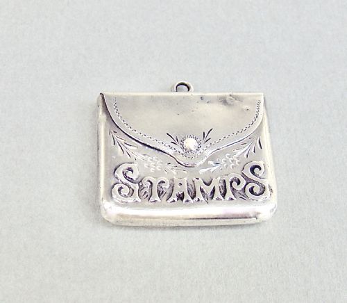 Art Nouveau Silver Stamp Case by Crisford & Norris, Birmingham 1903