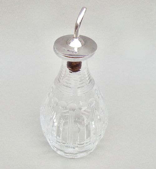 fig 1. EXQUISITE SILVER MOUNTED ANGOSTURA BITTERS BOTTLE BY HUKIN & HEATH, BIRMINGHAM 1934