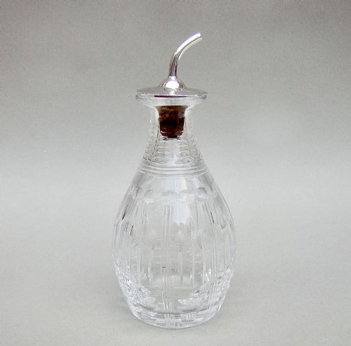 Exquisite Silver Mounted Angostura Bitters Bottle by Hukin & Heath, Birmingham 1934