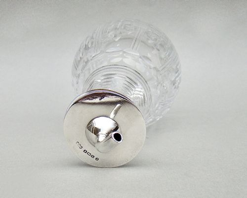 fig 3. EXQUISITE SILVER MOUNTED ANGOSTURA BITTERS BOTTLE BY HUKIN & HEATH, BIRMINGHAM 1934