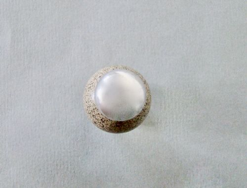 fig 2. RARE VICTORIAN SILVER & PORCELAIN SPECKLED EGG SCENT BOTTLE BY SAUNDERS & SHEPHERD, BIRMINGHAM 1885