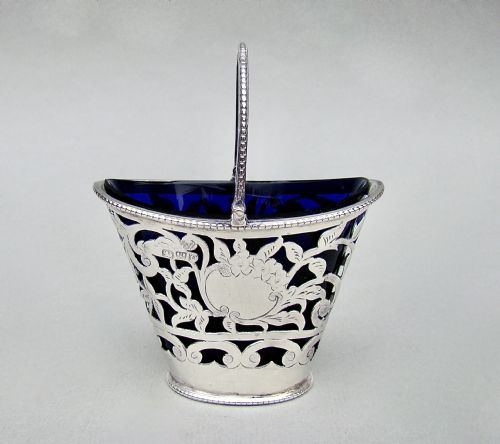 Rare Victorian Silver Cream Pail by Nathan & Hayes, Chester 1899