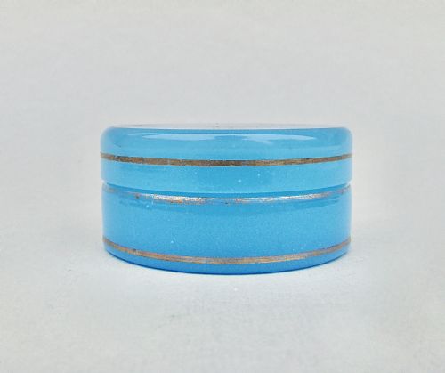 fig 2. DELIGHTFUL FRENCH PALAIS ROYAL OPALINE & GILT GLASS TRINKET BOX, CIRCA 1880