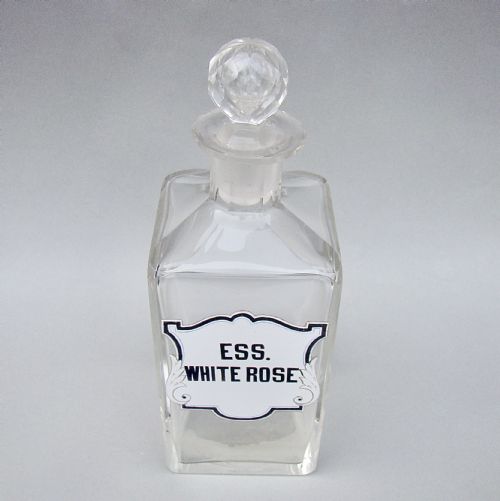 fig 1. RARE VICTORIAN LARGE PERFUMERY / APOTHECARY BOTTLE, CIRCA 1890