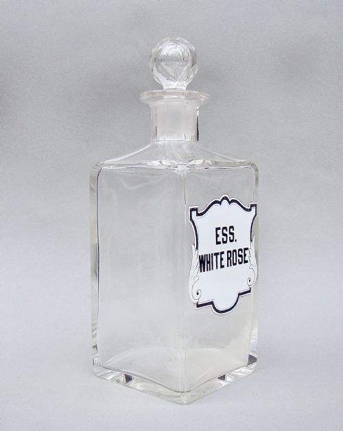fig 2. RARE VICTORIAN LARGE PERFUMERY / APOTHECARY BOTTLE, CIRCA 1890