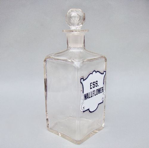 fig 1. RARE VICTORIAN LARGE PERFUMERY / APOTHECARY BOTTLE, CIRCA 1890