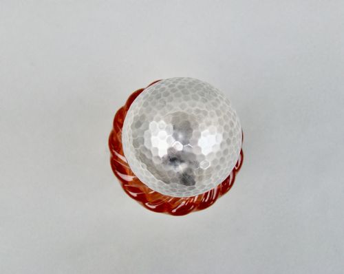 fig 2. FABULOUS SILVER MOUNTED FRENCH BACCARAT BAMBOO PATTERN SCENT BOTTLE, CIRCA 1890