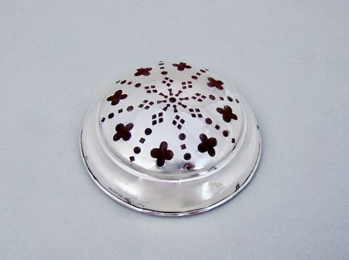 Edwardian Silver Pin Cushion by T.h. Hazlewood, Birmingham 1905,