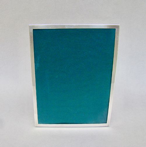Large Mid-century Solid Silver Photo Frame by Bishton's Ltd, Birmingham 1950